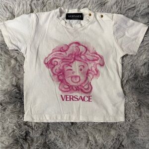 Versace Baby Girls Graphics Tee - 24M ( Worn Once)